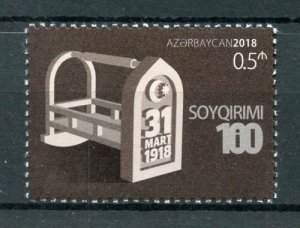 Azerbaijan 2018 MNH March 31 1918 Genocide 100th Anniv 1v Set History Stamps 