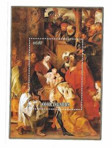 Cook Islands 1989 Christmas Adoration of the Magi S/S MNH C1