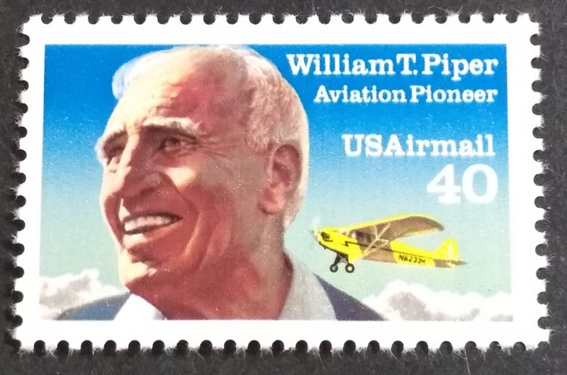 U.S.#C132 William Piper (Reissue) 40c Single, MNH.