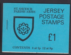 Jersey  #142a  MNH  1978  arms   booklet complete 4x1p + 12 x 8p