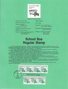 US SP675 School Bus Souvenir Page #2123