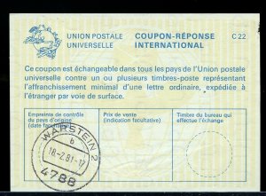 GERMANY -- International Reply Coupon IRC