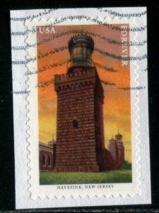 5622 (55c) Mid-Atlantic Lighthouses - Navesink SA. used on paper