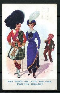 Great Britain Comics Picture  Postal card to Germany 1911  Used 1 penny 9694 