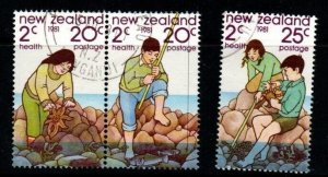 NEW ZEALAND SG1249/51 1981 HEALTH STAMPS USED