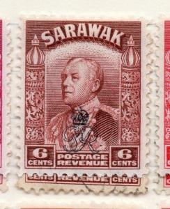 Sarawak 1947 Crown Colony Early Issue Fine Mint Hinged 6c. Optd 197996