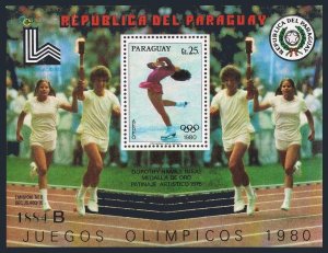 Paraguay 1899 ag-1901,1902-1904 sheets,MNH. Olympics Lake Placid-1980.Champions.