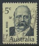 Australia  Sc# 453  George Reid  1969 Used  Booklet stamp see details 