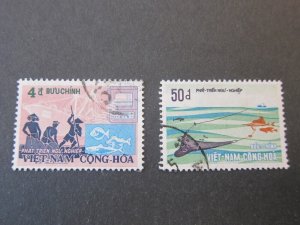 Vietnam 1972 Sc 408,410 FU