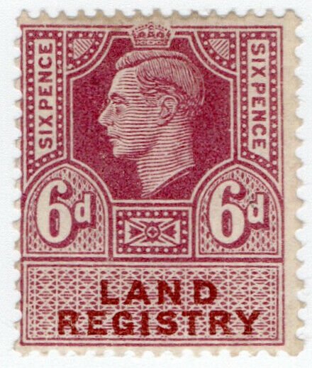 (I.B) George VI Revenue : Land Registry 6d