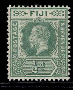 FIJI GV SG126, ½d green, NH MINT. WMK MULT CA