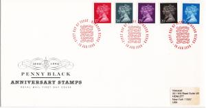 Great Britain MH190, MH193, MH196-MH198 FDC Machin