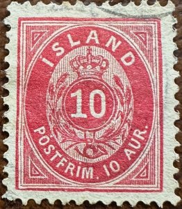 Iceland 1896-01 Sc.26 Used