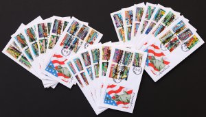 U.S. Used #3561 - 3610 34c State Greetings Lot of 19 ArtCraft First Day Covers