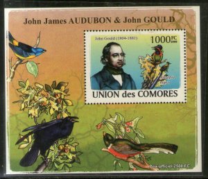 Comoro Islands 2009 Audubon Birds Wildlife Animals Fauna M/s MNH # 13445