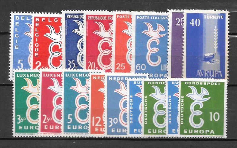 1958 Europa Issues   MNH