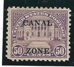 Canal Zone Scott #94 Mint 50c Sharpe Top A O/P 2019 CV $230.00