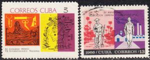 Cuba #1077-1078 Used