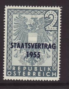 Austria 604 MNH VF  