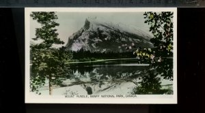 Mount Rundle Banff National Park, Alberta photo unused post card Canada