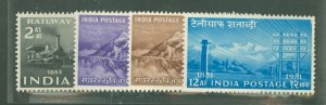 India #243-5/247 Unused Single (Complete Set)