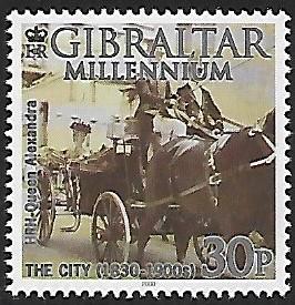 Gibraltar # 841k - Millenium - Queen Alexandra - MNH.....{Pg3}