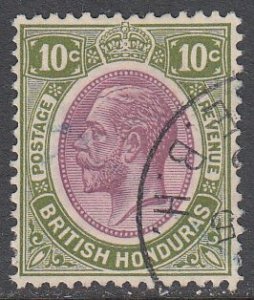 British Honduras 98 Used CV $0.40