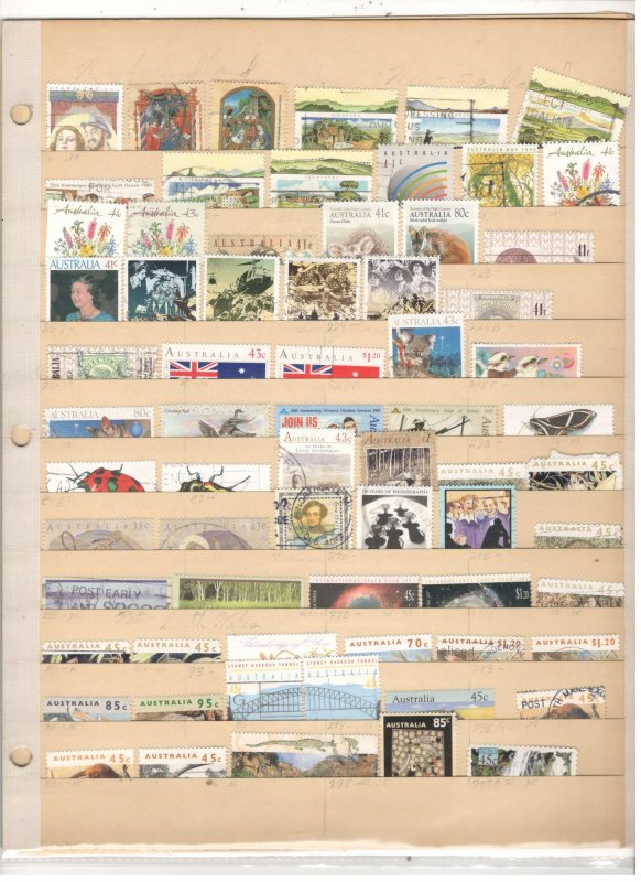 AUSTRALIA COLLECTION ON STOCK SHEETS, MINT/USED