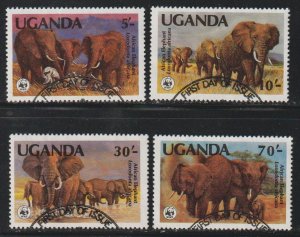 Uganda  SC 371-4  Used