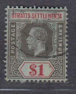 Straits Settlements - 1914 KGV $1 Sc#165 - (121)