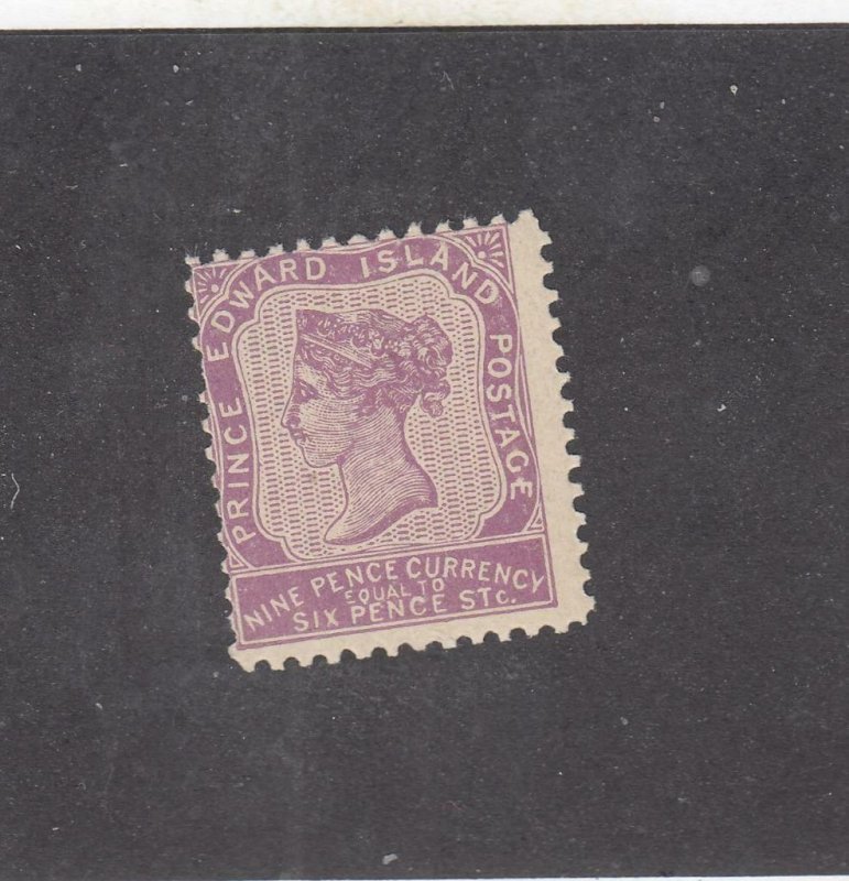 PRINCE EDWARD ISLAND # 8  F-MNH 9d 1862-65 QUEEN VICTORIA /VIOLET CAT VALUE $150