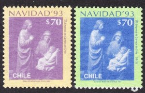 Chile Scott 1078-79 complete set VF mint OG NH.  FREE...