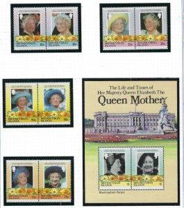 British Virgin Is 509-17 MNH Queen Mother (fe6832)