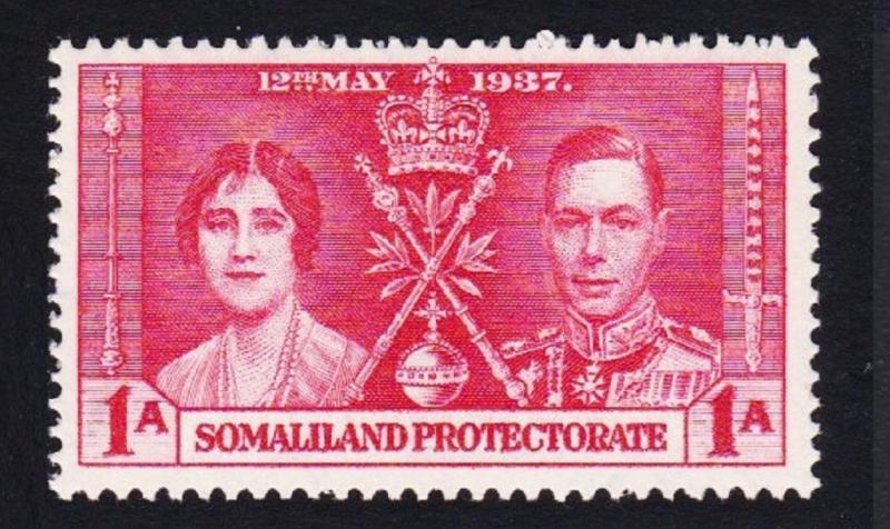 Somaliland George VI Coronation 1v 1 anna SG#90