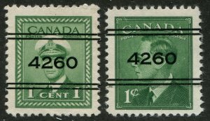 Canada Precancel ST. THOMAS 2-249, 2-284
