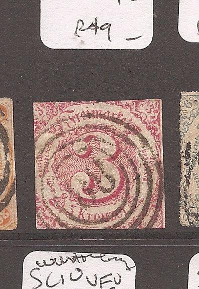 Germany Thurm & Taxis SC 53 4-ring #88 FU (7awv)