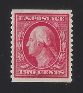 US #388 1910-11 Carmine Wmk 190 Perf 12 Vert Mint NG VF Scv $1400