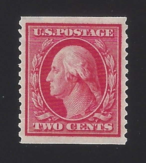 US #388 1910-11 Carmine Wmk 190 Perf 12 Vert Mint NG VF Scv $1400