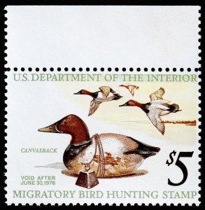 United States Hunting Permit Stamp Scott RW42 (1975) Mint NH VF, CV $15.00 C