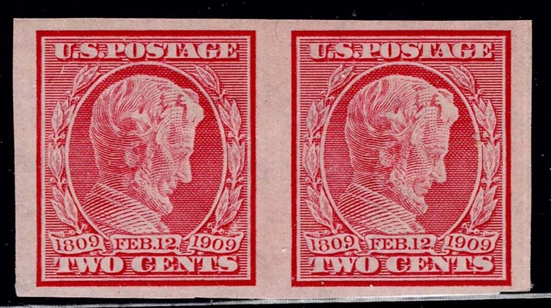 U.S.  368 MNH IMPERF PAIR AS SHOWN (V5209)