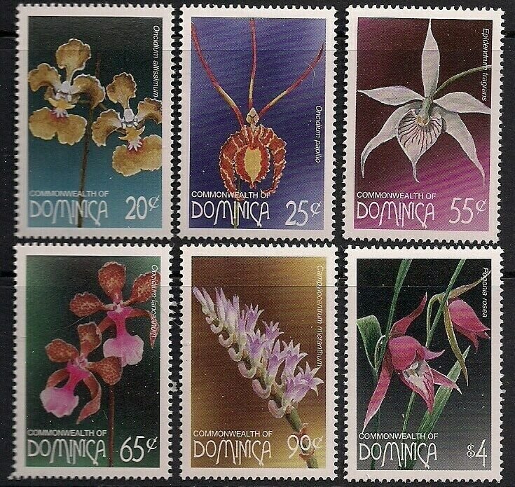 Dominica Stamp 1953-1958  - Orchids