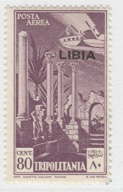 Italy Colony Air Post Libia 1940-41 80c MNH** Signed A19P1F77