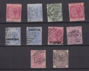 Gibraltar QV Unchecked Collection OF 10 FU BP8920