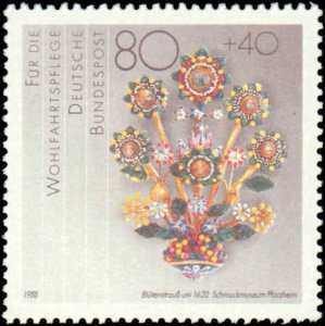 Germany #B670-B673, Complete Set(4), 1988, Never Hinged