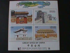 GRENADA-GRENADINES-1996-9TH ASIAN INETL.STAMP SHOW -MNH SHEET VF LAST ONE