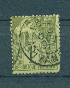 France - French Colonies sc# 59 used cat value $45.00