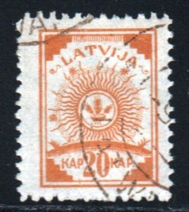 Latvia #21    used