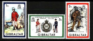 Gibraltar-Sc#283-5- id10-unused NH set-Royal Engineers-Military-1972--
