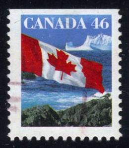 Canada #1682 Flag over Icebergs, used (0.25)