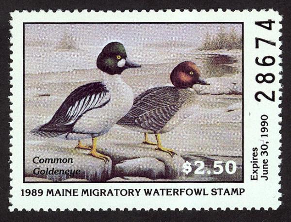 #6, Maine State Duck stamp, SCV $8